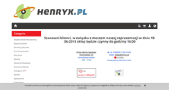 Desktop Screenshot of henryx.com.pl