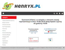 Tablet Screenshot of henryx.com.pl